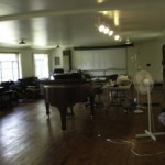 This is the composers studio at Hambidge. A beautiful old barn with a gigantic space to pace around and a 1927 Steinway.